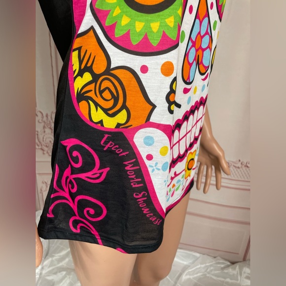 NWT disney parks epcot show t-shirt COCO movie halloween t shirt for women LARGE - Picture 5 of 10